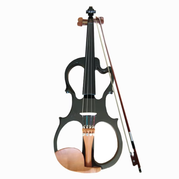 Black electric violin
